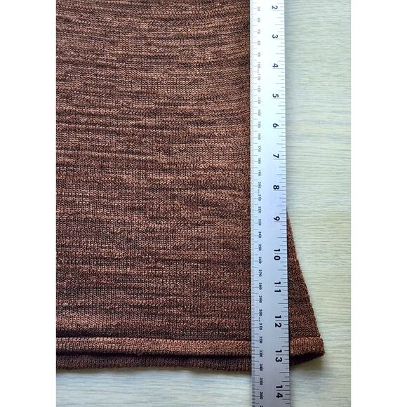 SWEATER/CARDIGAN & TANK TOP-TALBOTS-Made in Italy-Brown Knit-2 Pieces-Size PL - Picture 11 of 16